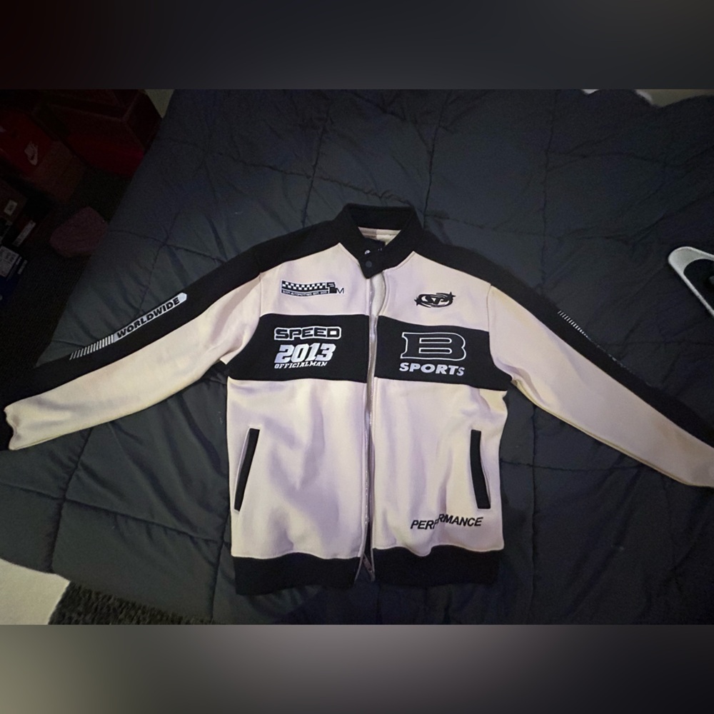 BoohooMAN Black and White Jacket